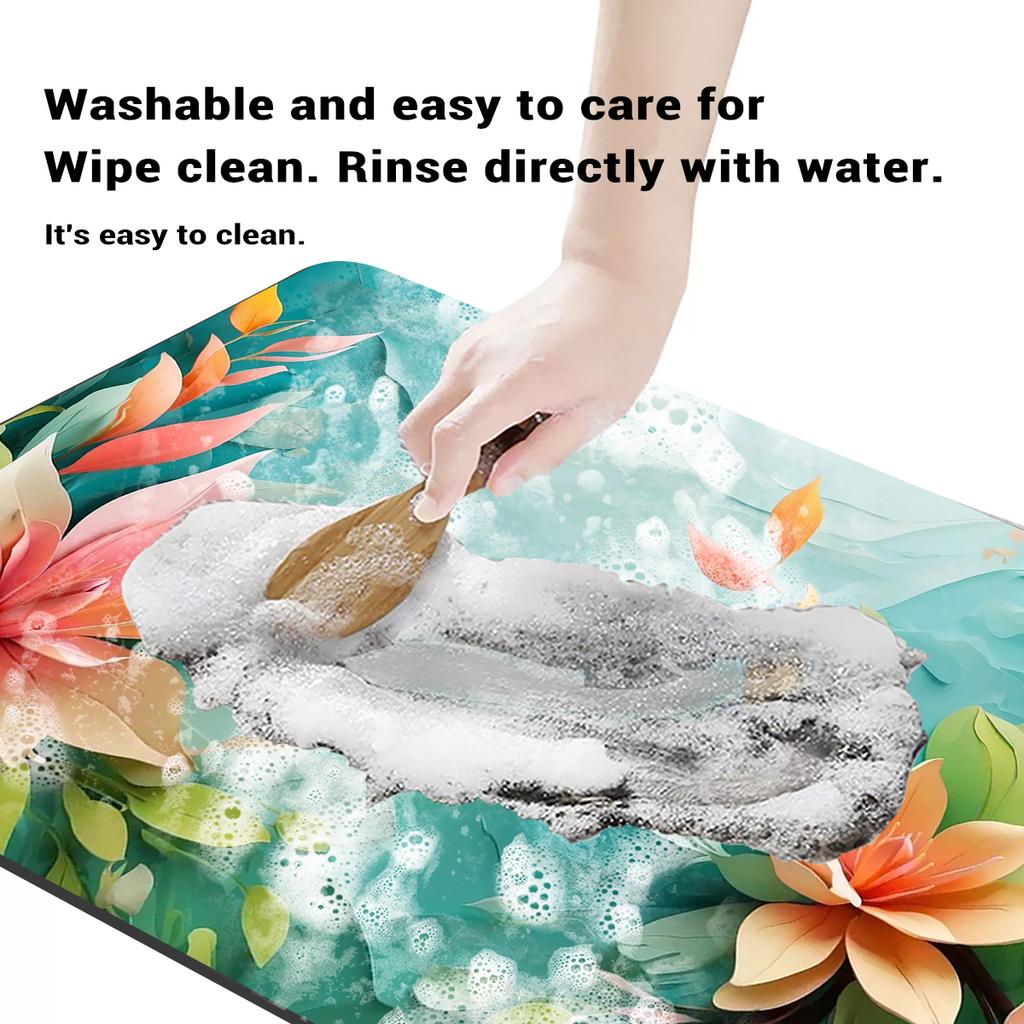 Diatomaceous Earth Bath Mat Bathroom Rug Super Absorbent Foot Mats Quick Dry Non-Slip Shower Pad Toilet Rugs For Living Room