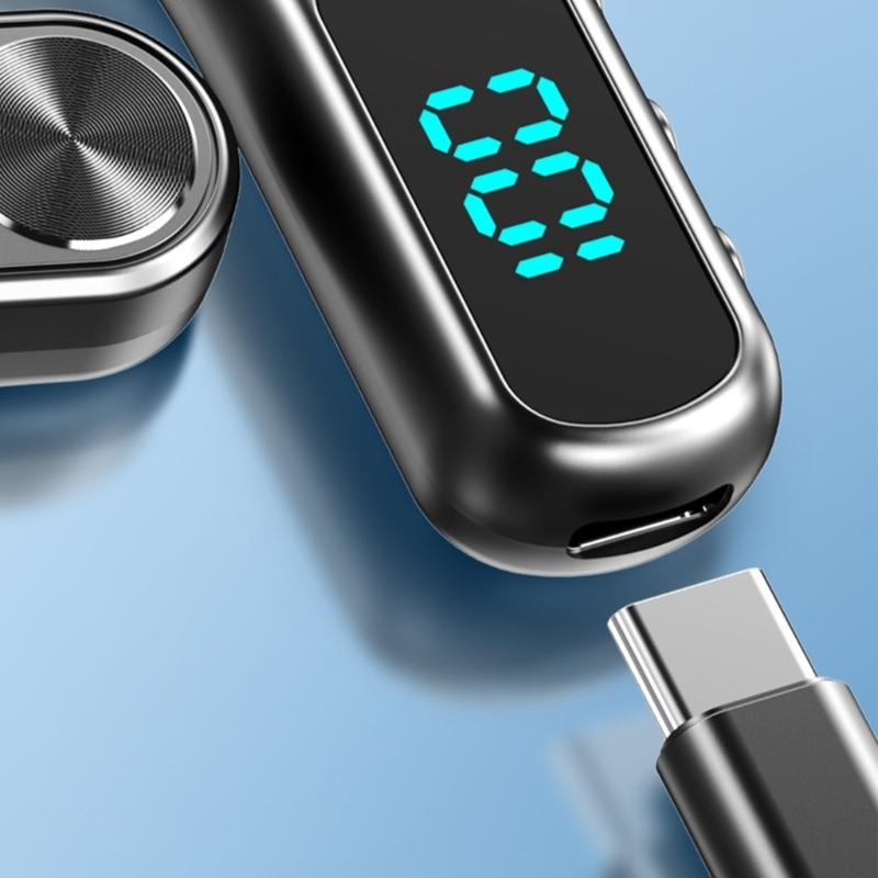Wireless Open Ear Earphone Headphones Wireless Chip LED Power Indicator Gym Compatible Auditory Gear