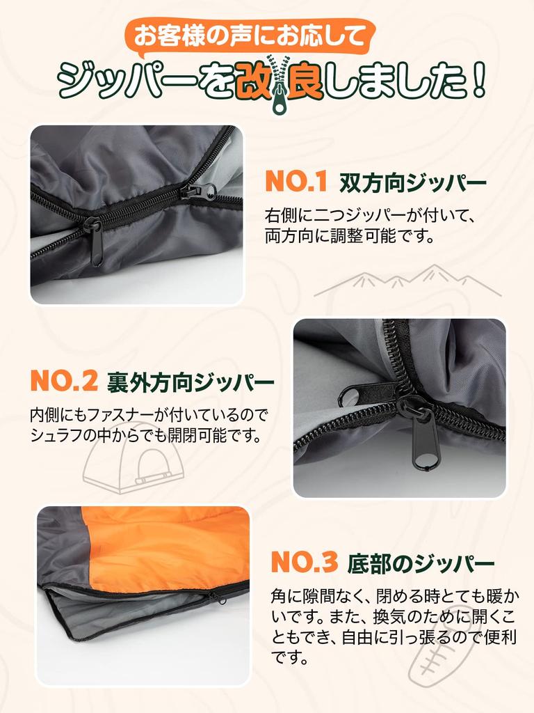 Sleeping Bag for Winter 4 In 1 Sleeping Bag for Sleeping All Disaster Sleeping Bag Envelope Sleeping Bag for Comfortable Temperature Heat Wolfyok