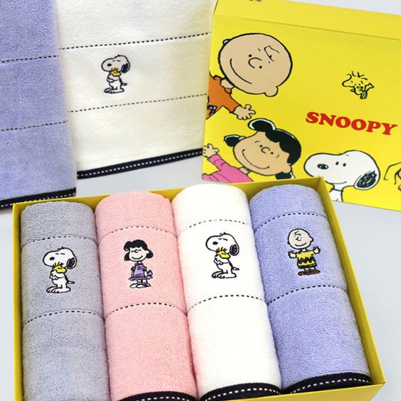Songwol Towel Snoopy Friends 4 Sheets