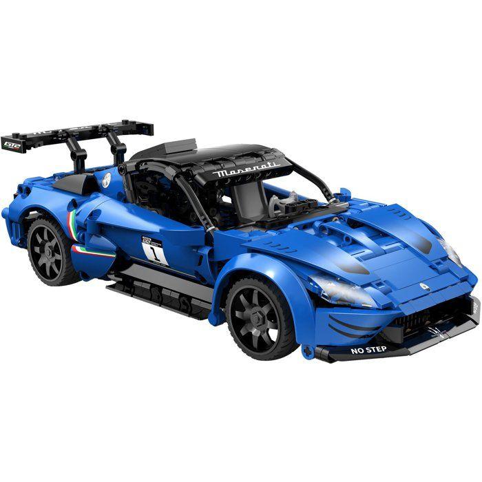 CADA Master - Construction Set - Maserati GT2 Car - Scale 1:14 - 549 Pieces - From 6 Years Old - Radio-controlled