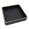 Perfume Tray Jewelry Trinket Organizer Tray Multipurpose Nightstand Organizer for Vanity Countertop Bedroom Black and