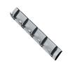 Thickened Invisible Hook 5 Hook Wall Mounted Coat Rack Folding Hideaway Coat Hooks Door Rear Key