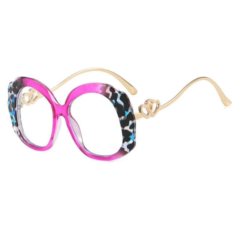 Butterfly Colorful Flat Mirror Anti-blue Light Love Ins Fashion Trend Glasses Frame Internet Celebrity Personalized Glasses Frame