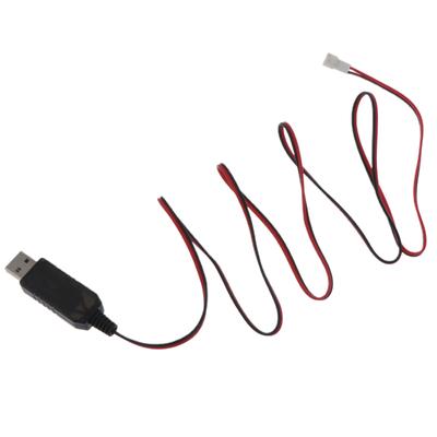 3,7V USB-Ladekabel XH 2,54mm 2-Pin-Stecker zu USB-Anschluss Lithium-Akku-Ladegerät für RC-Flugzeug Helikopter Spielzeug
