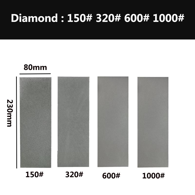 1000 Diamond Plate Hard Large Sharpening Stone Professional Knife Sharpener Whetstone Edge Blade Sharp Apex Sheet Ruby Spyderco