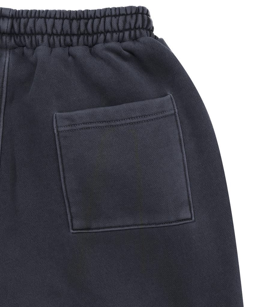 GAINSBORO Pigment One-Pleat Wide Sweatpants_Midnight Blue