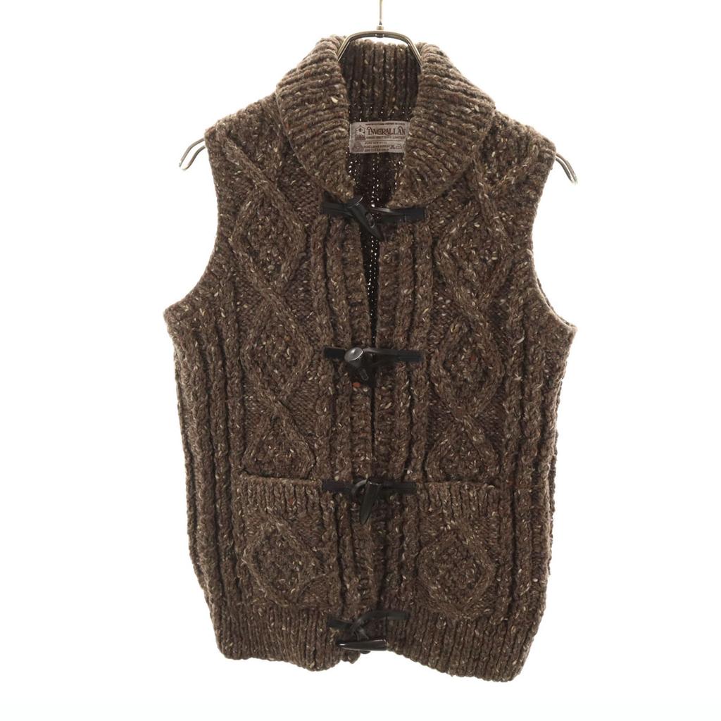 Beauty products INVERALLAN Made in the UK Knit vest Brown Men's Used