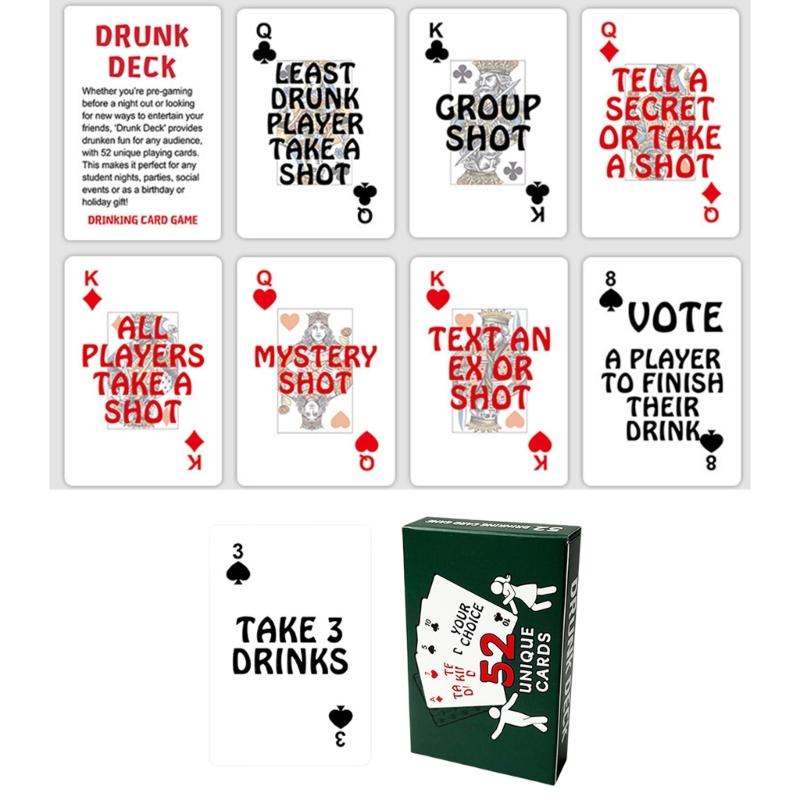 Adult Date Night Interactive Game Card Party Entertainment Playing Cards Creative Drinking Challenges Accessories