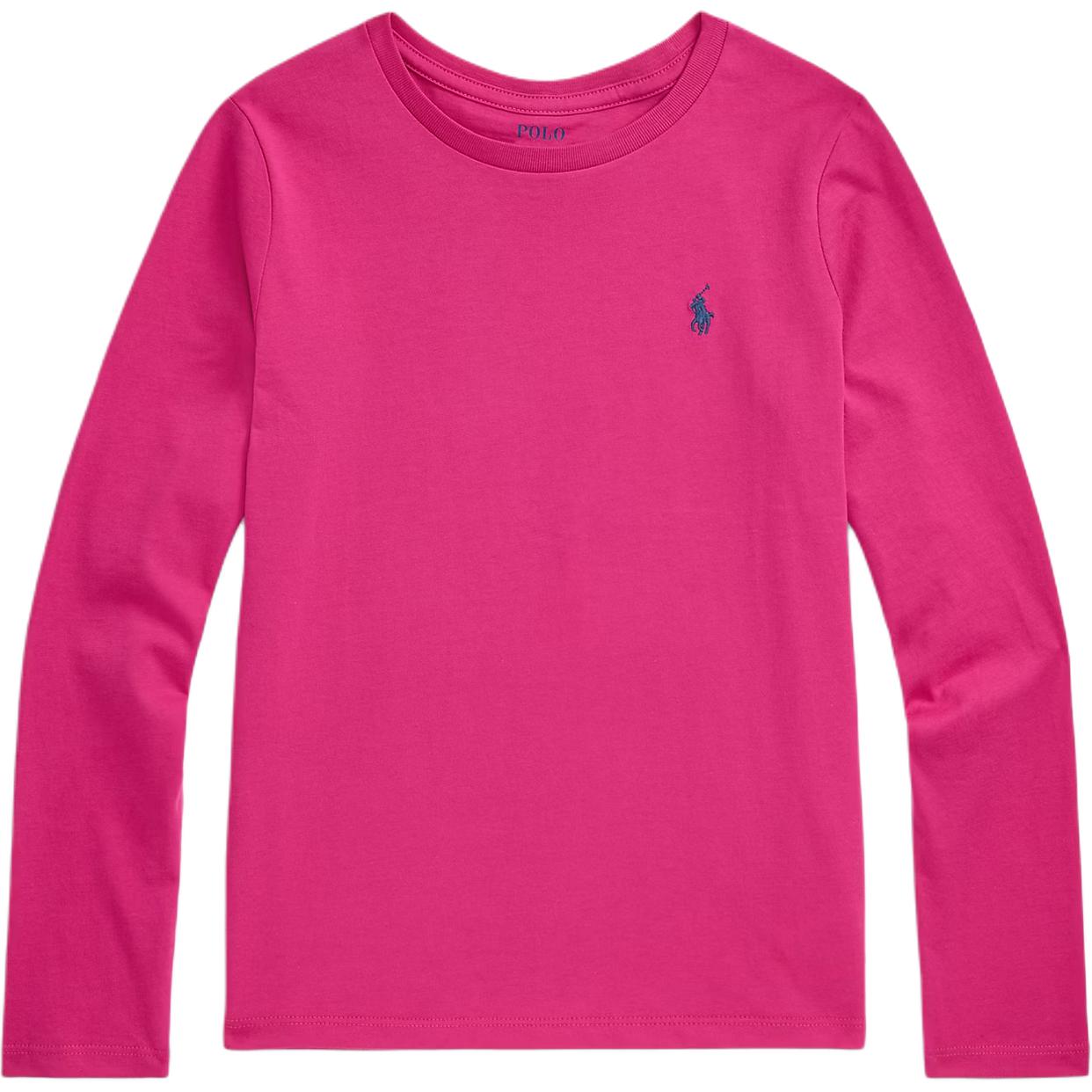 

Polo Ralph Lauren Long Sleeve T-Shirt Kids Tops Pink 313841122-032 XL