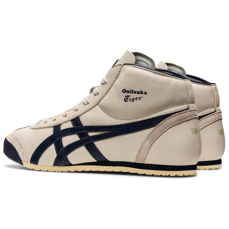 Onitsuka Tiger Mexico Mid Runner Birch Indian Ink Unisex Sneakers Cream 1183B577-200
