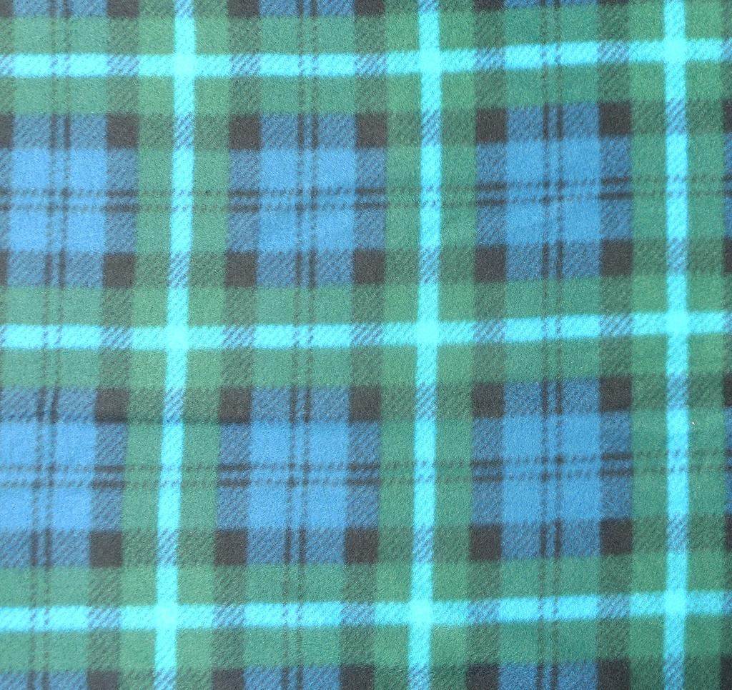 Coleman Fleece Green 2000021168 Blanket, Check,