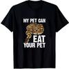 Men's Women's Suitable Ball Python Graphic T-Shirt Funny Snake Art 100% Cotton Casual Round Neck Tee for Reptile Lovers