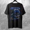 2018-2025 Modelle Japanisches FJR1300 Motorrad T-Shirt 100% Baumwolle Rundhals Kurzarm Sommer Cas