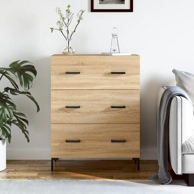 Vidaxl Dulap, Stejar Sonoma, 69,5X34X90 Cm, Material pe bază de lemn