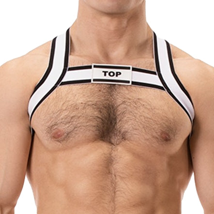 Harnais élastique TOP Noir-Blanc - Barcode Berlin - Harnais