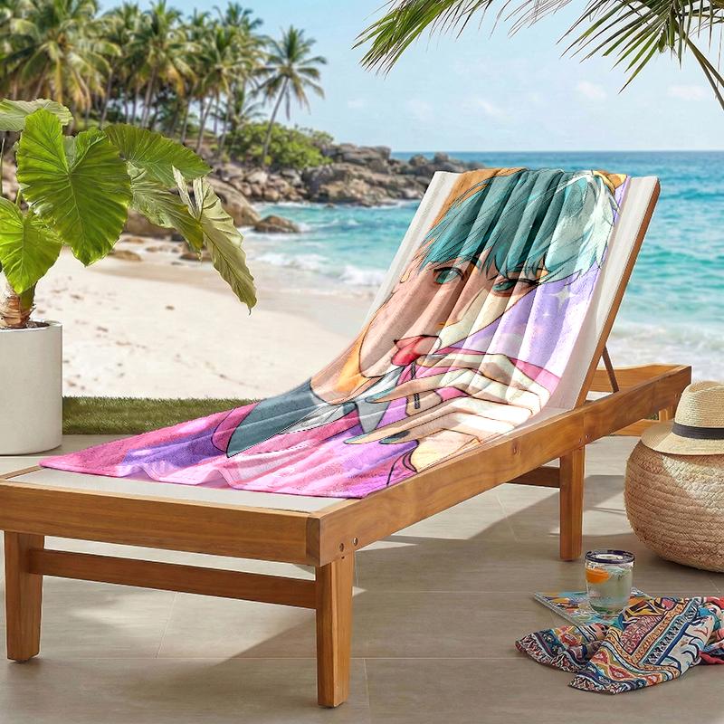 Serviette de plage Kpop Hunter Fashion: Idéal pour les aventures estivales Doux, absorbant et à séchage rapide, convient pour la natation et le bain