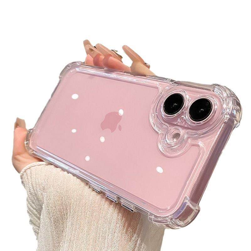 Airbag Shockproof Transparent Phone Case For Apple iPhone 16 15 14 13 12 11 Pro Max Plus Clear Hard Bumper Cover