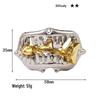 Intelligence Puzzle Zinc Alloy Disentanglement Rings - Unlock Nine Linked Rings Kongming Luban Lock Educational Toy