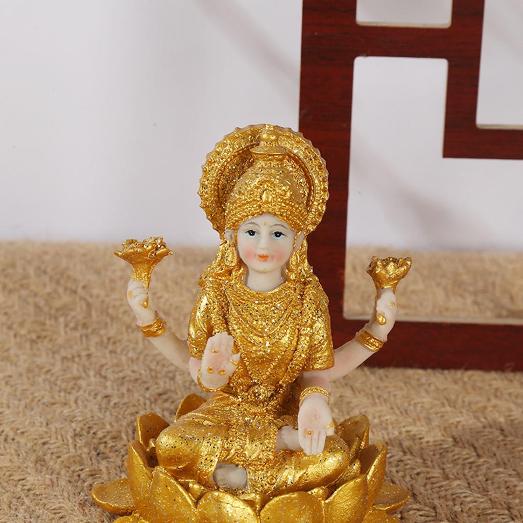 Radha and Krishna Buddha Statue Resin Figurine Hindu God Goddess Decor Gifts Meditation Statues Figurines Sculpture Ornaments