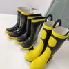 Pvc Man Shoes Wear-resistant Waterproof and Non-slip Rain Boots for Men Gum Outdoor Teenagers Garden Cheap New Rubber Low-heel