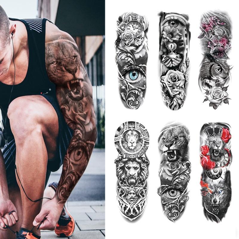 High Quality Temporary Body Arm Sticker Fake Temporary Tattoo Arm