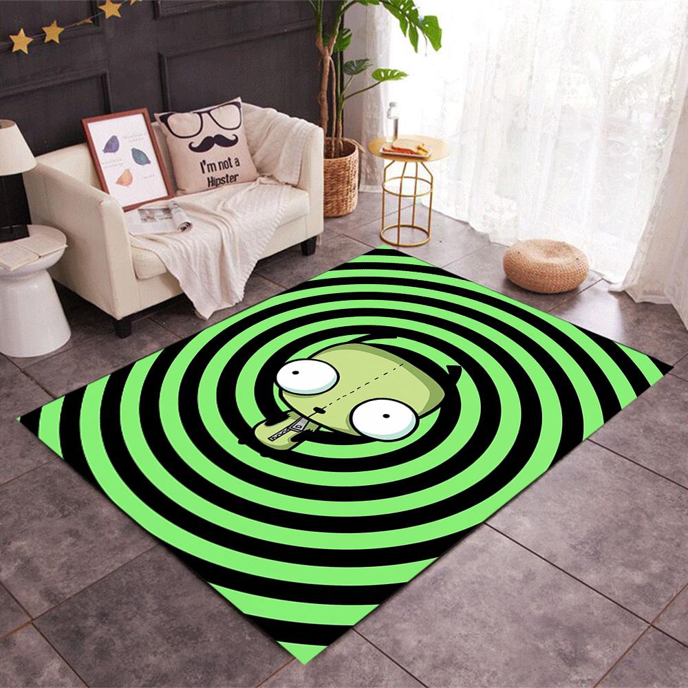 Zombie Invasion Carpet Suitable for Playrooms Balcony Game Room Dormitory Anti-slip Rug Office home decor Best for Christmas
