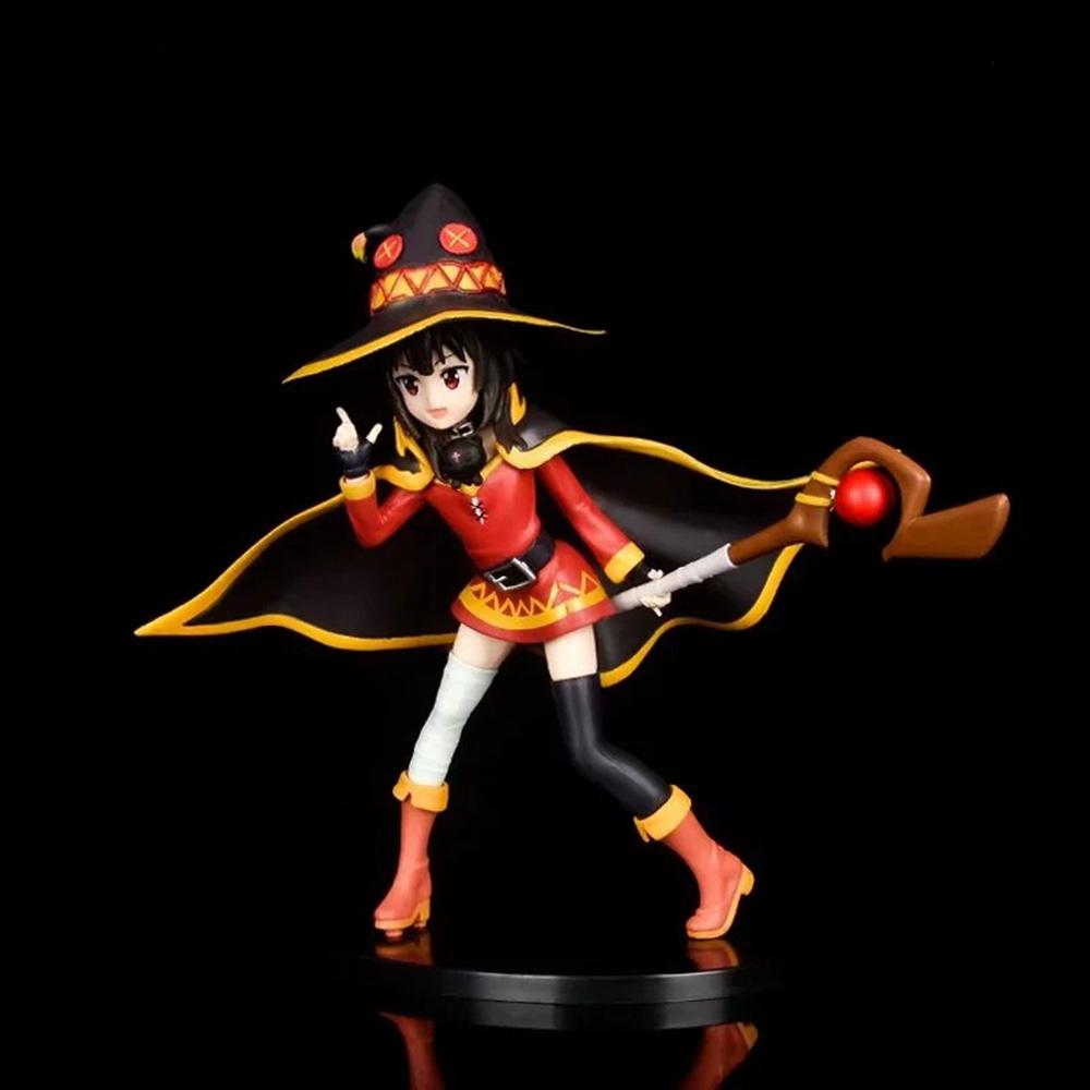 20CM Anime Film Kono Subarashii Sekai ni Shukufuku o! Kurenai Densetsu Figur Megumin Modell Puppe Spielzeug Actionfigur PVC