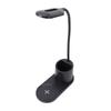 LED Desk Lamp Touch Control Flexible Arm Small Table Light with Wireless   Pen Holder for Dorm Bedroom