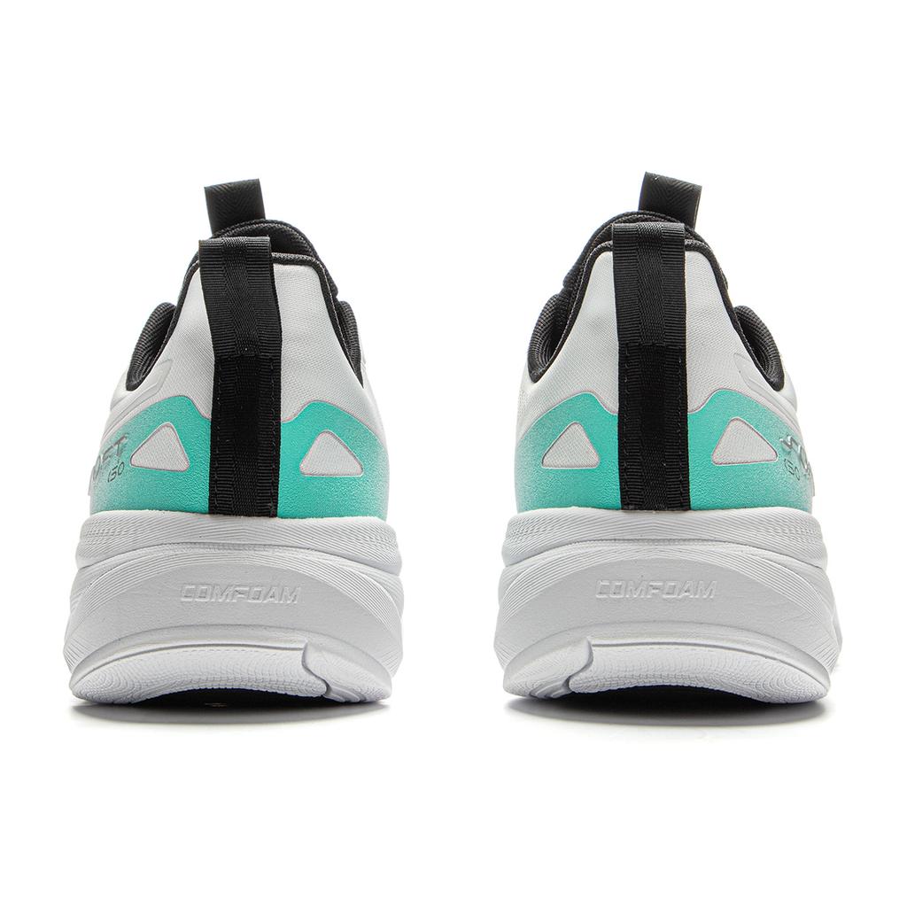 Li Ning Soft Go 2 V4 Cushioning Abrasion Resistant Coverage Lightweight Low top Casual Shoes Men's Standard White AGLV091-1