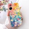 For Honor 90 Lite Case CRT-NX1 Stylish Bow Flowers Painted Cover Soft Slim Phone Case For Honor 90 Pro Honor90 Lite 90Pro Fundas