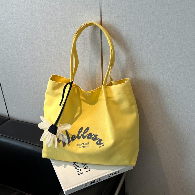 College Students Class Leisure Daily Travel Shoulder Bag Women's Summer New Large-capacity Tote Bag
