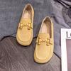 Season Hot Kids Small Kuo Love~ Horse Buckle Retro Thick Bottom Comfortable Casual Doudou Shoes Trendy Wear-resistant Spring