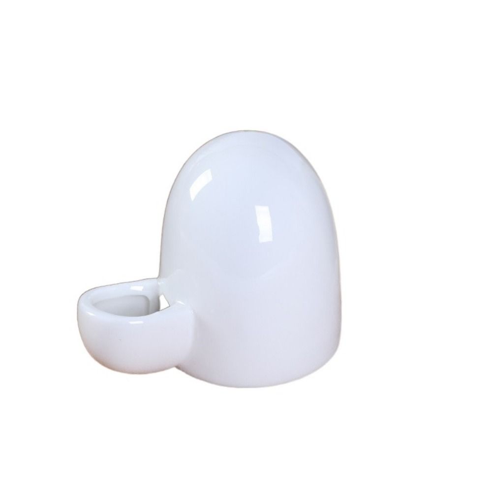 Guinea Pig Water Bowl Rutted Hamster Ceramics Water Feeder Ceramic Automatic Hamster Snack Bowl Anti Overturning Tiny Rat