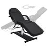 VidaXL Table de massage Noir 180x62x(87-112) cm