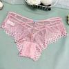 Slip da Donna Estivi Sottili Sexy in Pizzo Svuotato Comodi Traspiranti con Cavallo in Cotone Triangolo in Vita