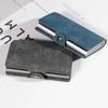 Rfid Fashion Men Wallets Card Holder Solid Color Vintage Short Wallet Hasp Ladies Girls Pink Card Holder Clutch Bag Women Bag