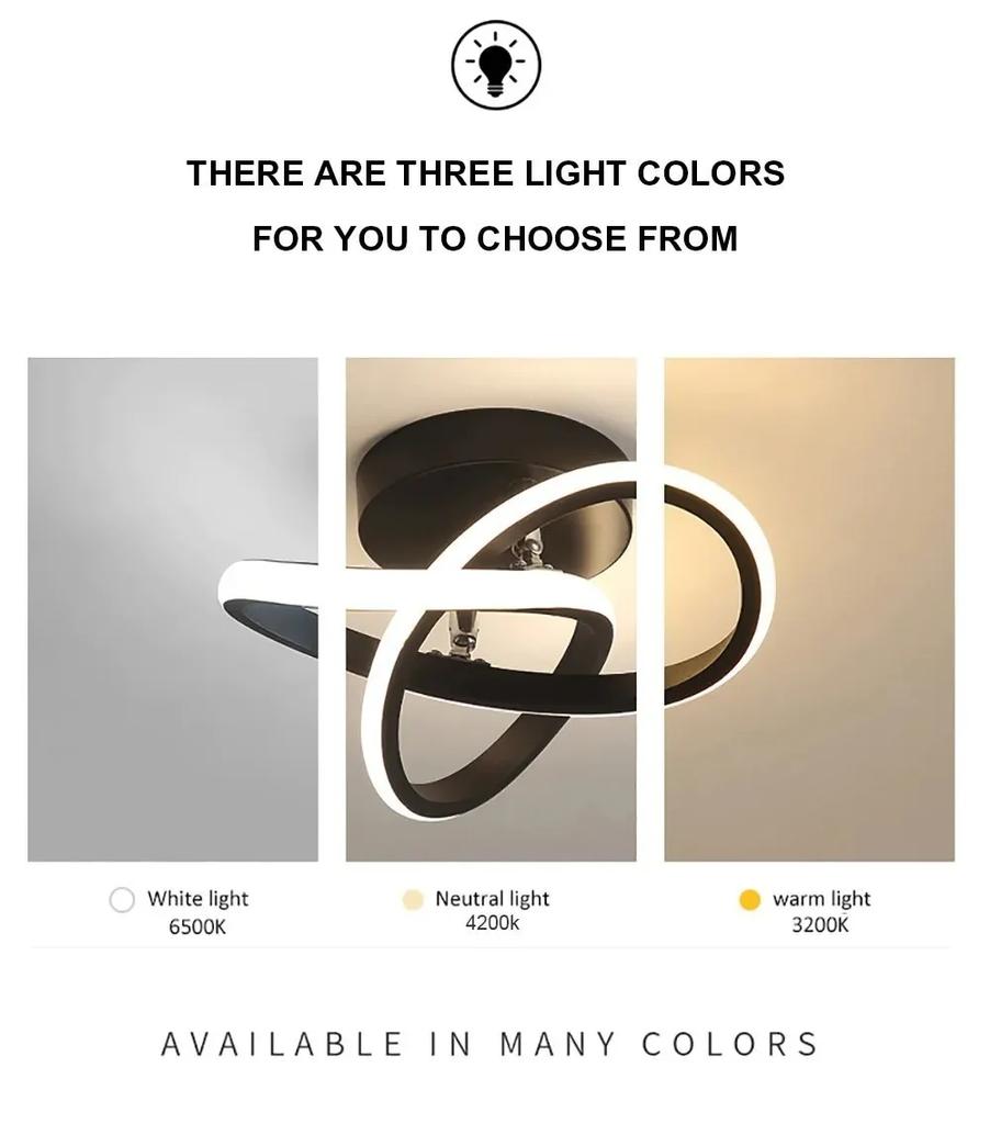 Modern LED Ceiling Light Simplicity Home Decor Fixture Ceiling Light Hallway Lamp for Living Room Aisle Minimalist Indoor Light