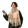 Autumn and Winter New Style Cute and Versatile Scarf for Students Cold Proof Neck Protector  High Value Shawl and Scarf for Women.
