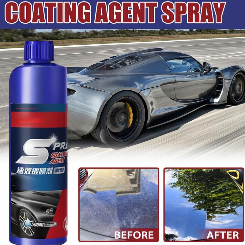 500ml Ceramic Car Coating Spray With Nozzle Quick Automotive Nano-coating Spray Wax Hydrophobic Polish Paint Cleaner