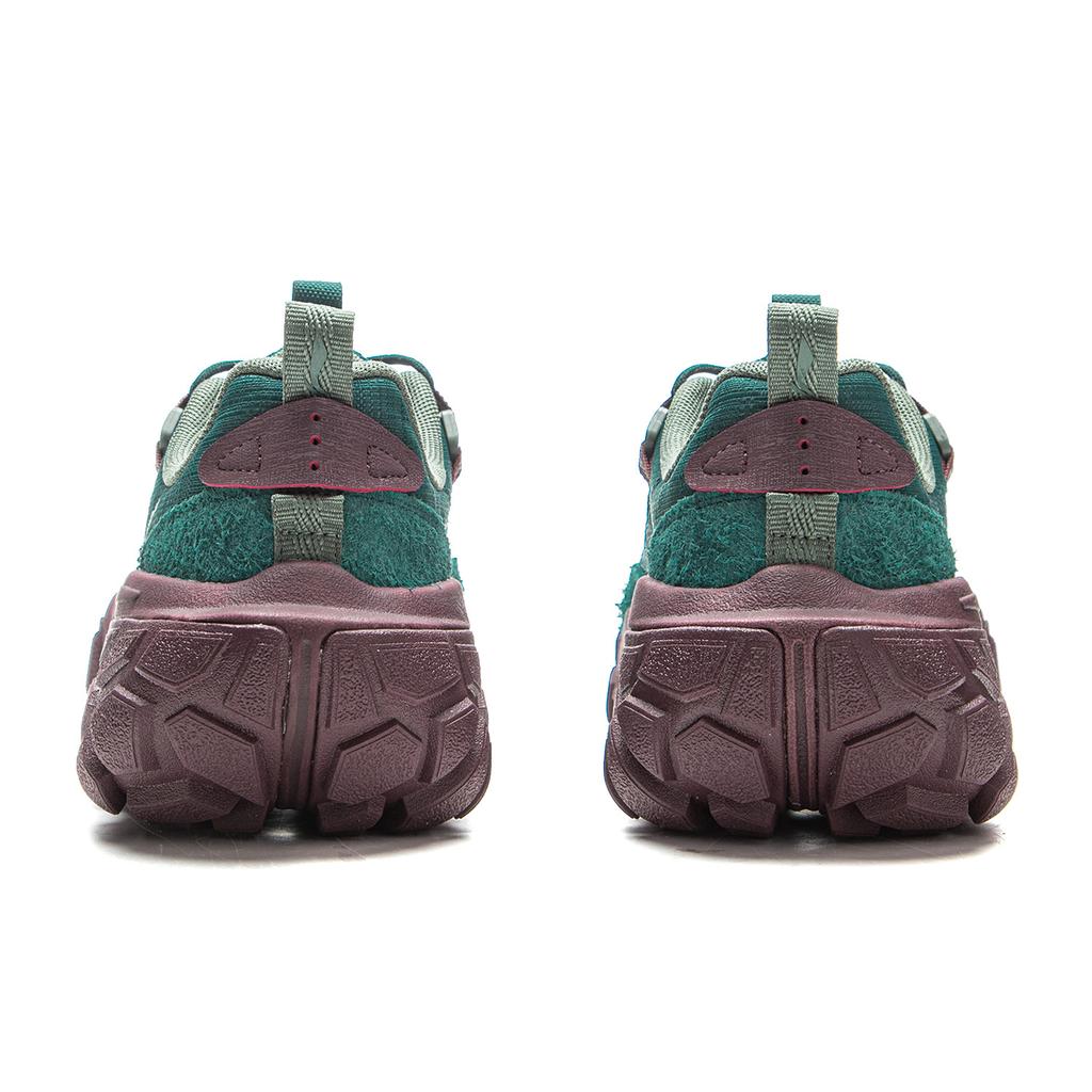 Li Ning Sand Dune Dämpning Halkfri Slitstark Stöd Lågskor Fritidsskor Dam Bläckgrön AGCV364-2