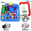 Exciting Inertia Sliding Adventure Track Car Toy For Children Popular Educational Early Learning Toy