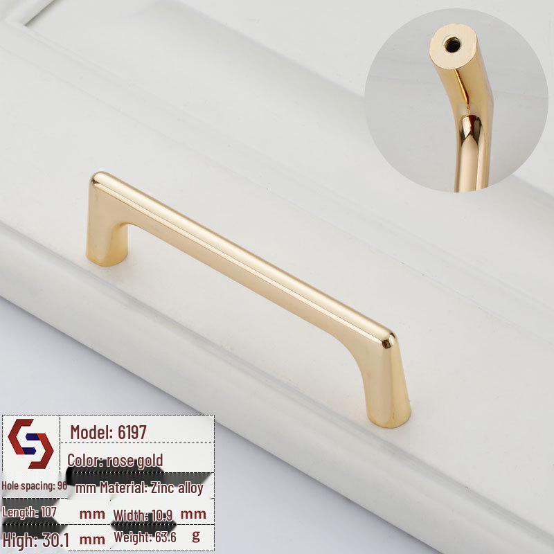 Modern Black Pearl Cabinet and Drawer Handle