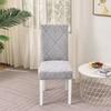Leaf Jacquard Dining Chair Cover All-Inclusive Chairs Slipcover Elastic Non-Slip Seat Protector For El Wedding Banquet Party