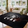 The Cure Design Crystal Velvet Rug Soft Decorative Mat for Bedroom Entrance