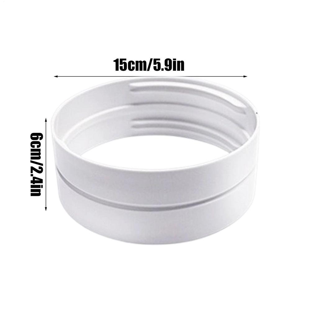 Portable AC Exhaust Hose 5.1/5.9 Inch Exhaust Duct Extension Pipe Docking Connector For Intake Outlet Cooling Heating Mobile