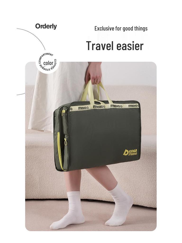 7-in-1 Travel Storage Bag Set - Large Capacity, Multi-Compartment Organizer for Clothes & Sundries