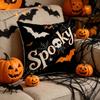 Halloween Linen Cover - 1 Decorative Sofa Cushion Cover, Easy and