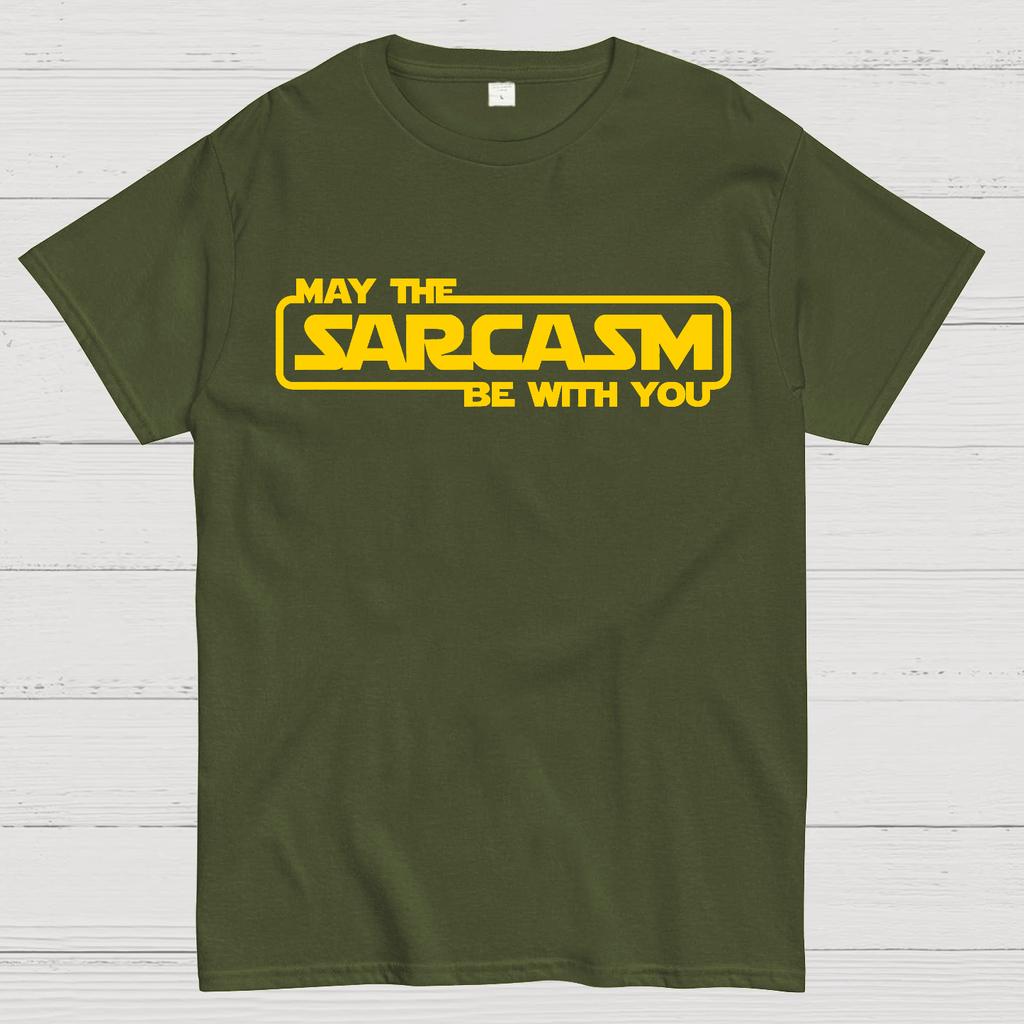 May The Sarcasm Be With You Cotton Summer Casual Cool Loose T-Shirt