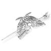 Vintage Nordic Metal Hollow Butterfly Hair Stick For Women Men Fashion Silver Color Viking Amulet Handmade Alloy Hair Accessory